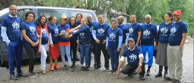 Ethio-Re employees participated in the Green Legacy National Project
